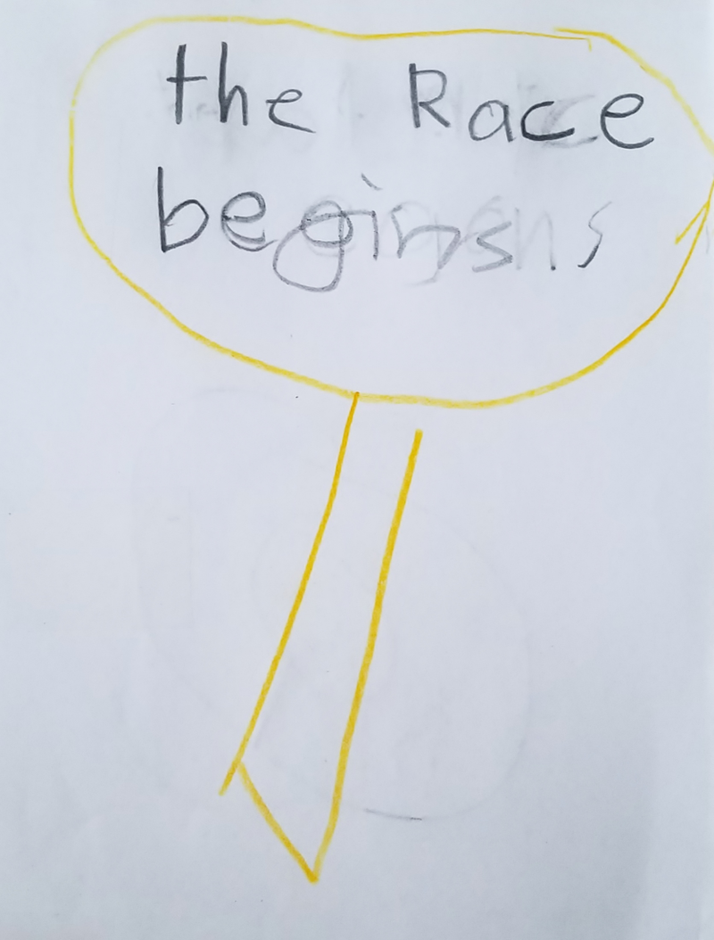 “The race begins”